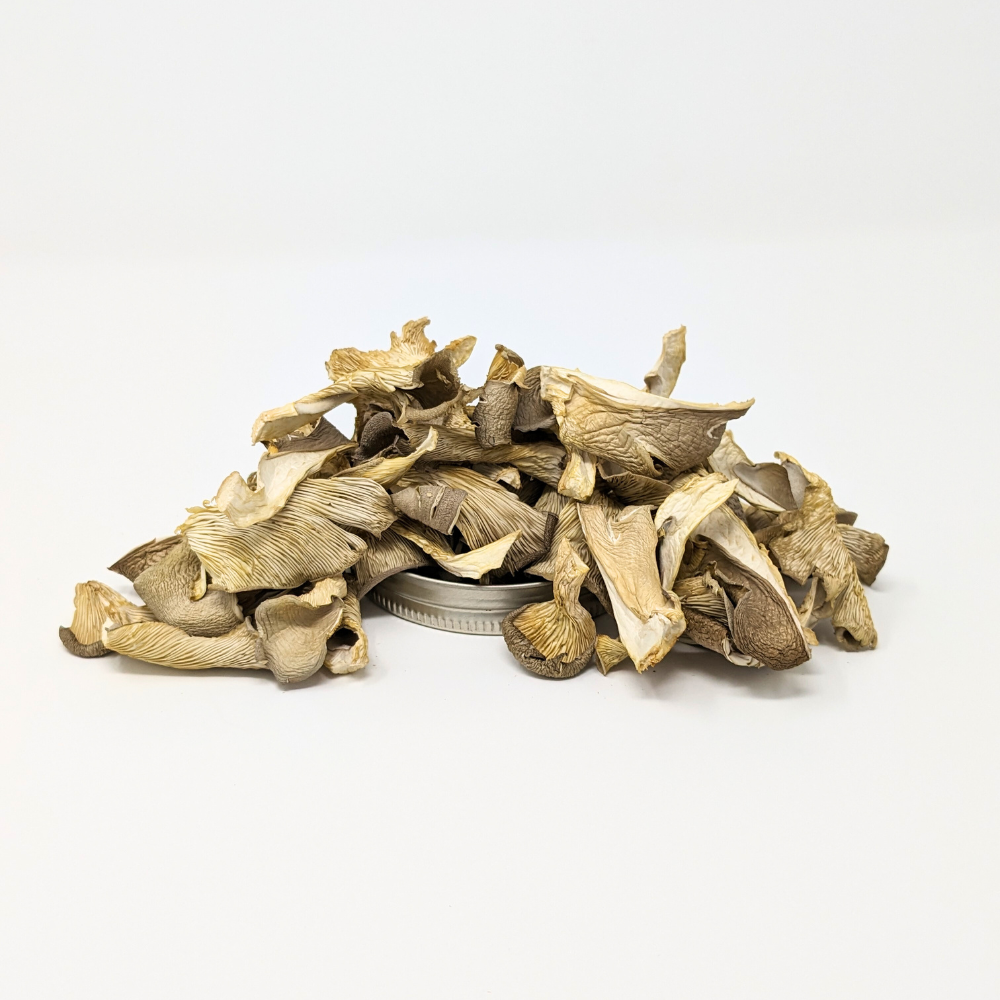 Dried Grey Oyster Mushrooms - 1 oz.