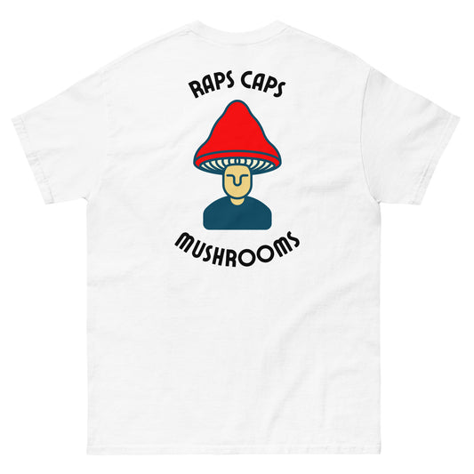 "Raps Caps Mushrooms" T-Shirt