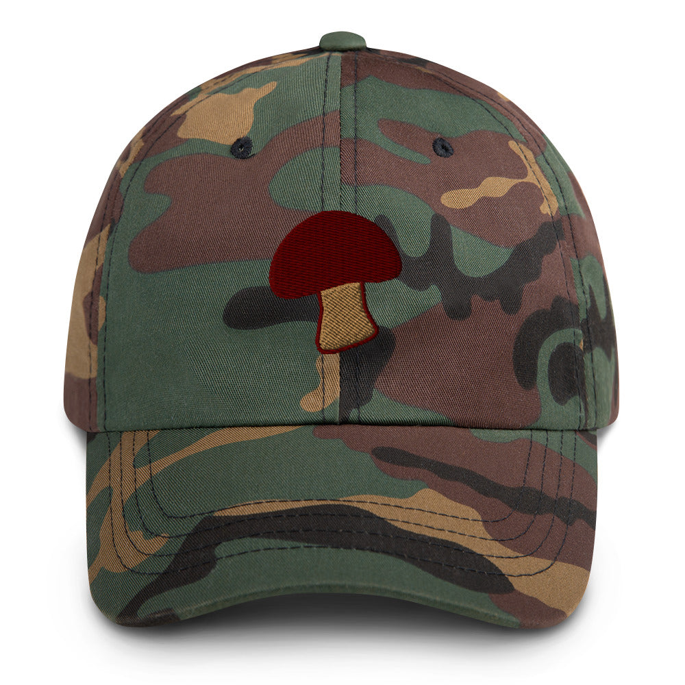 "Just a Mushroom" Dad Hat